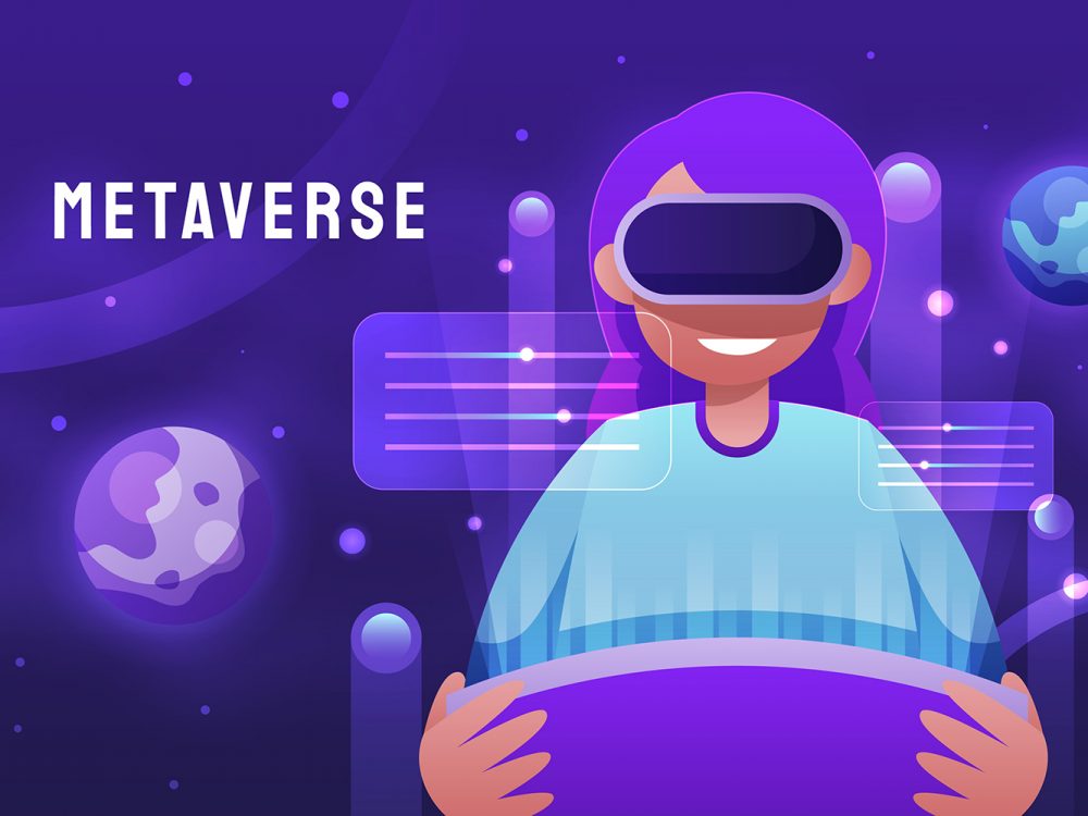 Metaverse Free Vector Illustration