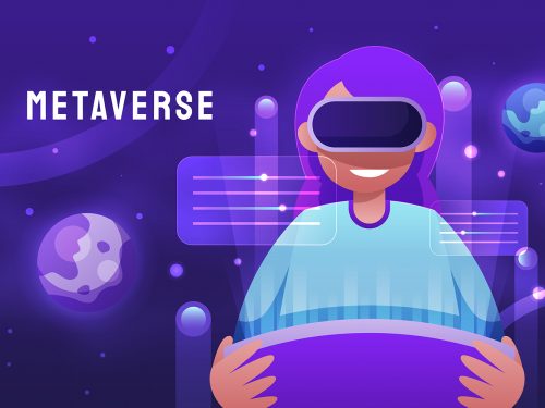 Metaverse Free Vector Illustration