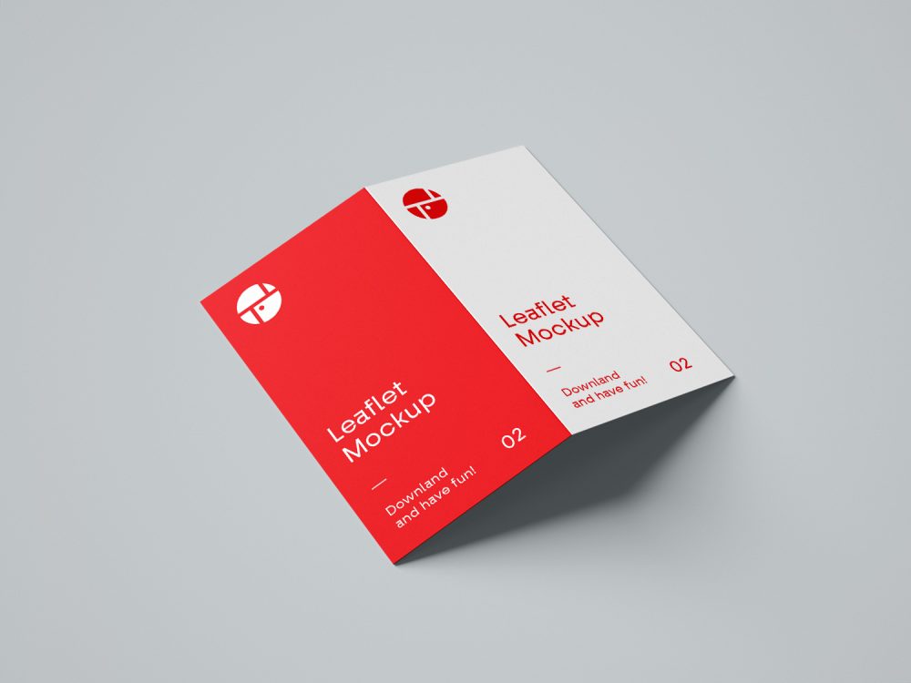 Bi-Fold Brochure Mockup