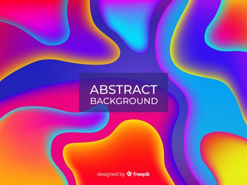 Abstract Colorful Fluid Free Background
