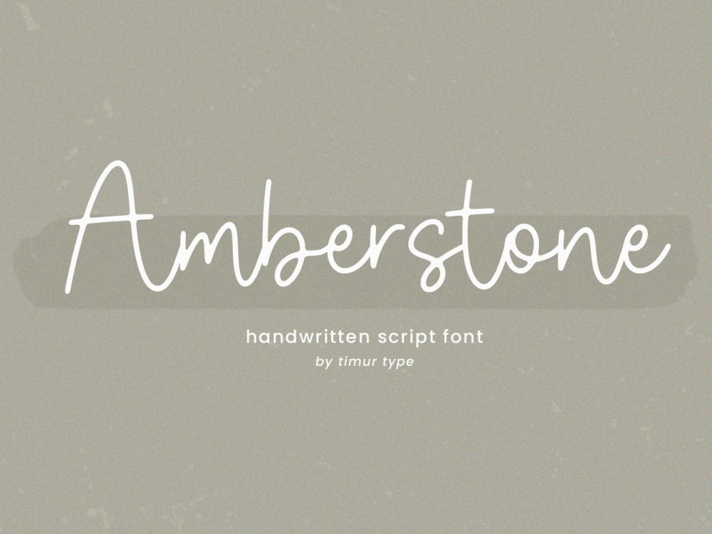 Amberstone Free Font