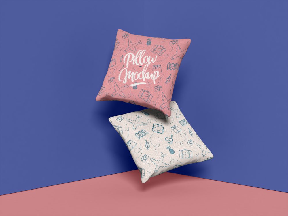 Brand Square Pillow Mockup