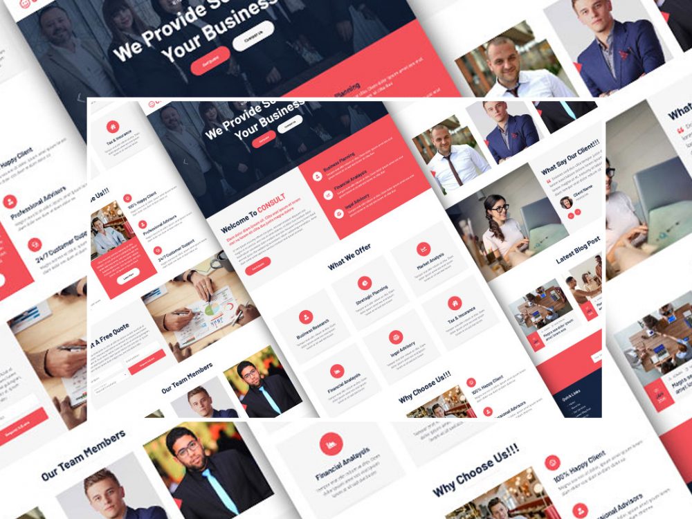 Consult Free Template