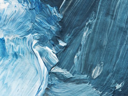 Free Blue Oil Paint Strokes Texture