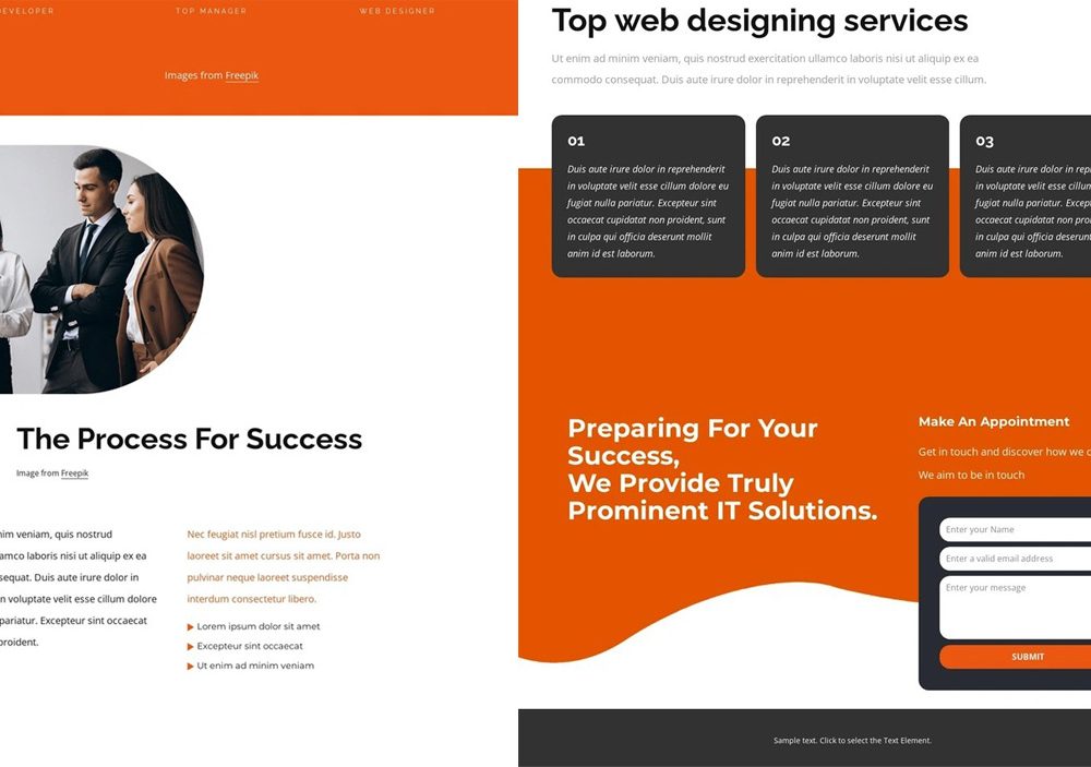 Free Website Design Firm HTML Template