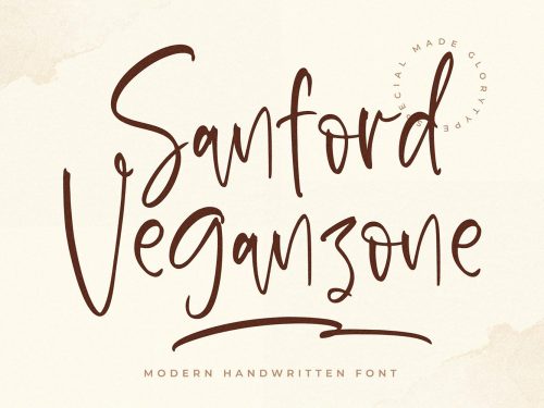 Sanford Veganzone Free Font