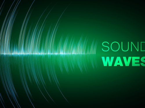 Sound Waves Free Background