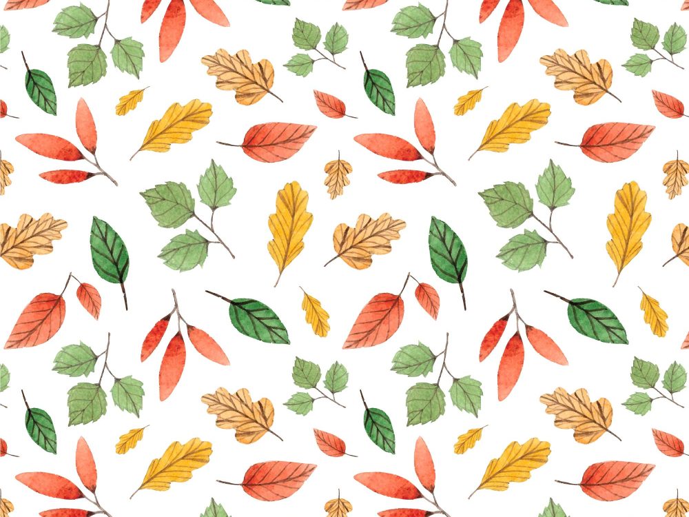 Autumn Season Hand Drawn Free Pattern