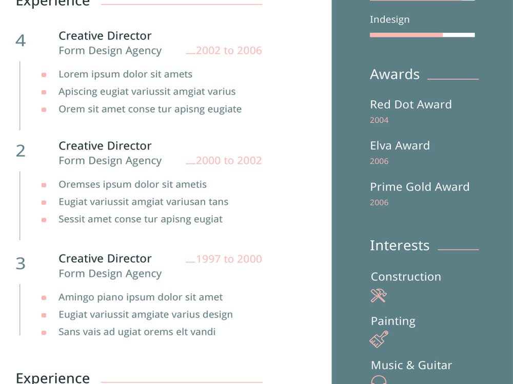 Clever Resume Free Template