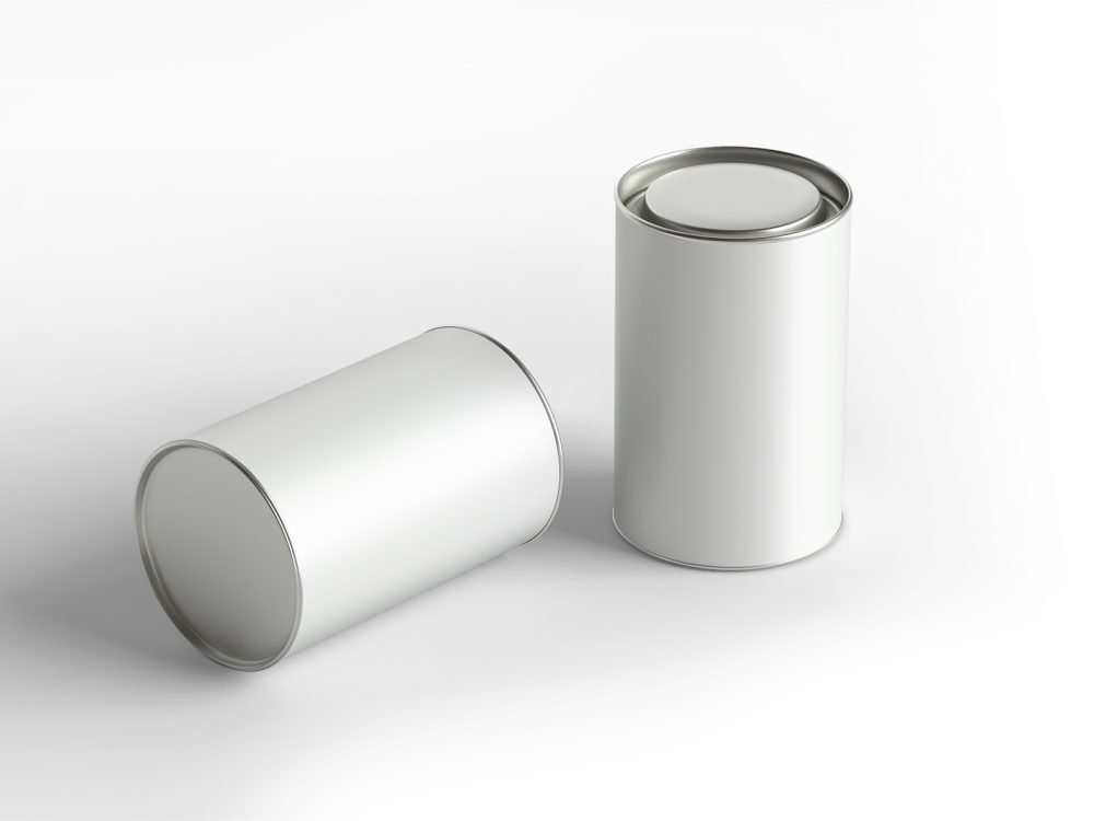 Coffee Tin Can Packaging Free Mockup