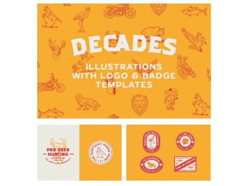 Decades: Badge & Logo Templates