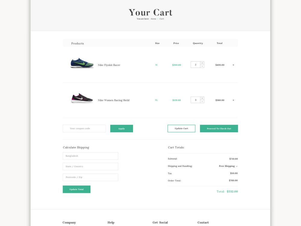 E-commerce Website Template