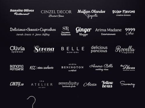 Feminine Minimal Logos