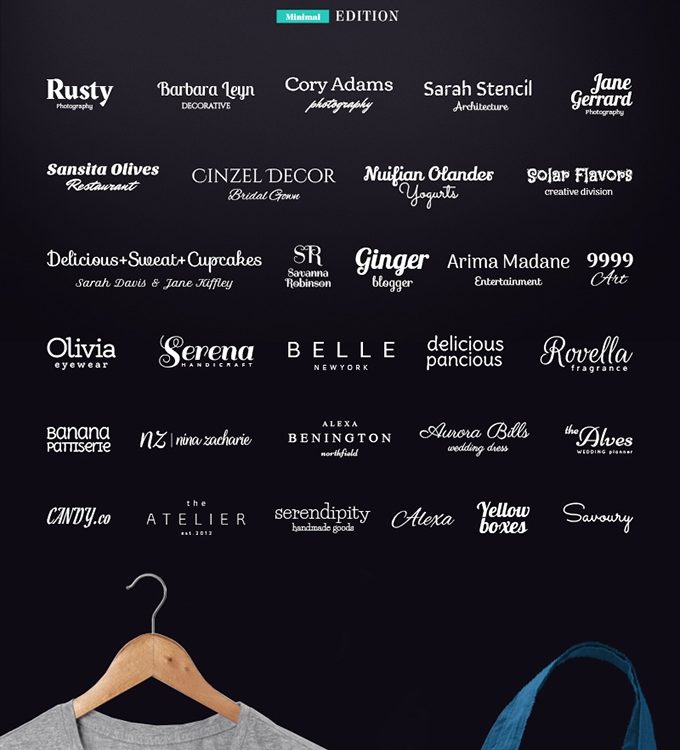 Feminine Minimal Logos