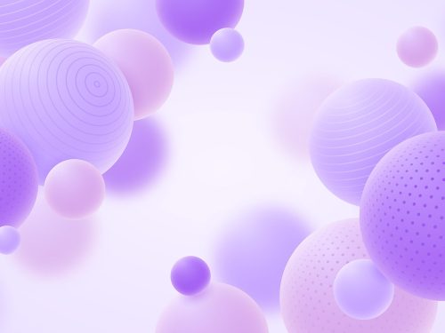 Free Vector Gradient Spheres Background