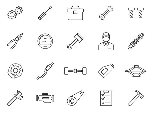 Mechanic Vector Icons