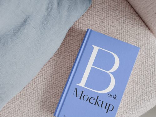 Oblong Book Free Mockup