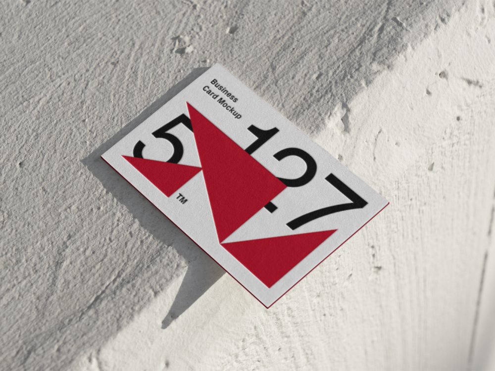 Outdoor Business Card Free Mockup