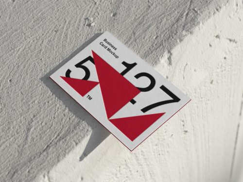 Outdoor Business Card Free Mockup