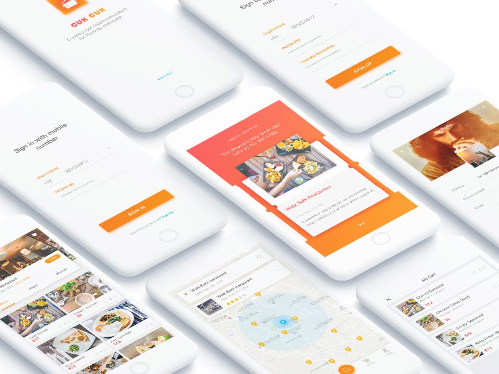 Restaurant Application Ui Kit