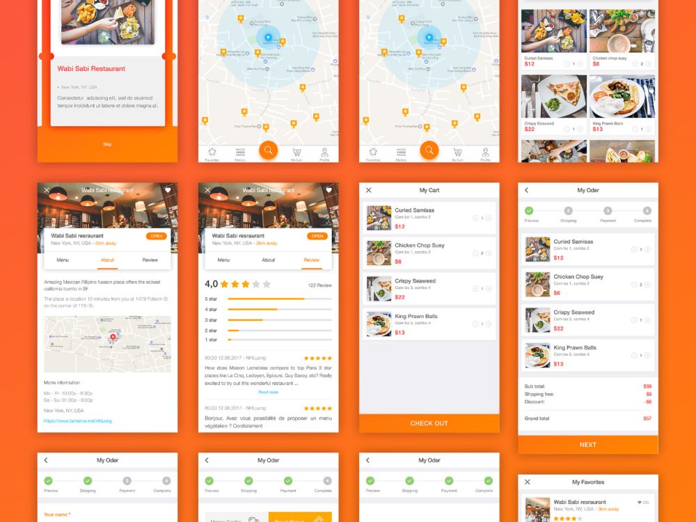 Restaurant Application Ui Kit