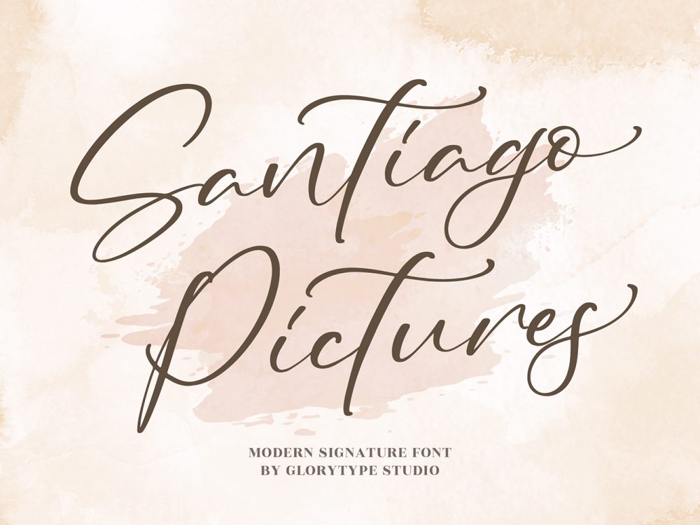 Santiago Pictures Free Font