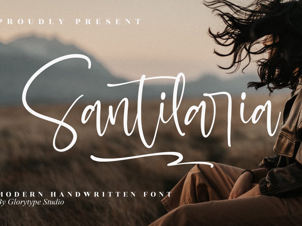 Santilaria Free Font
