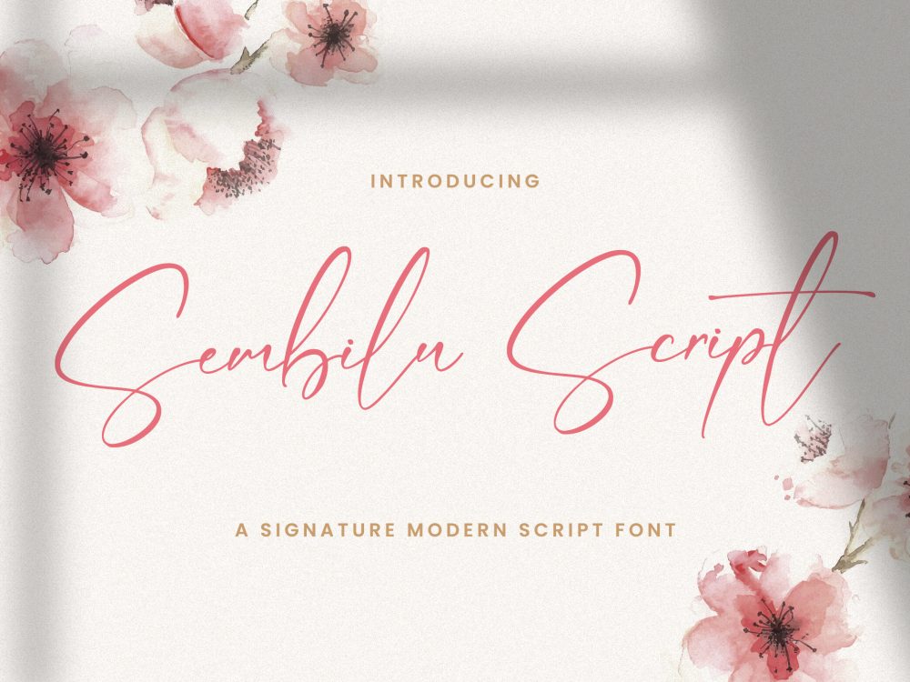 Sembilu Script Free Font