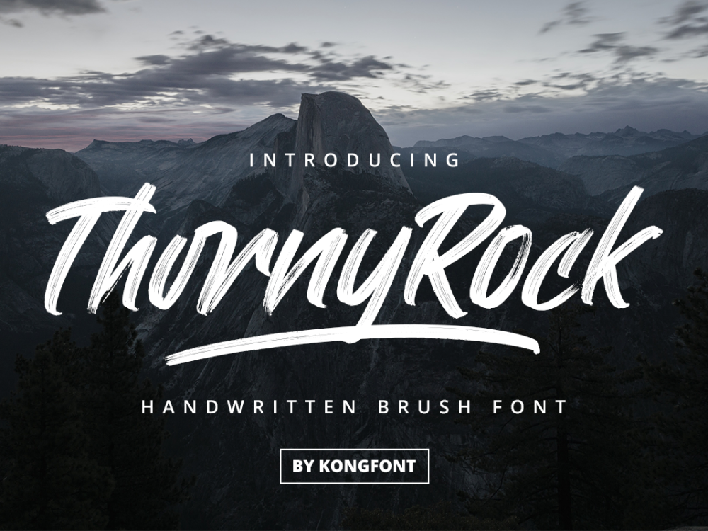Thorny Rock Free Font