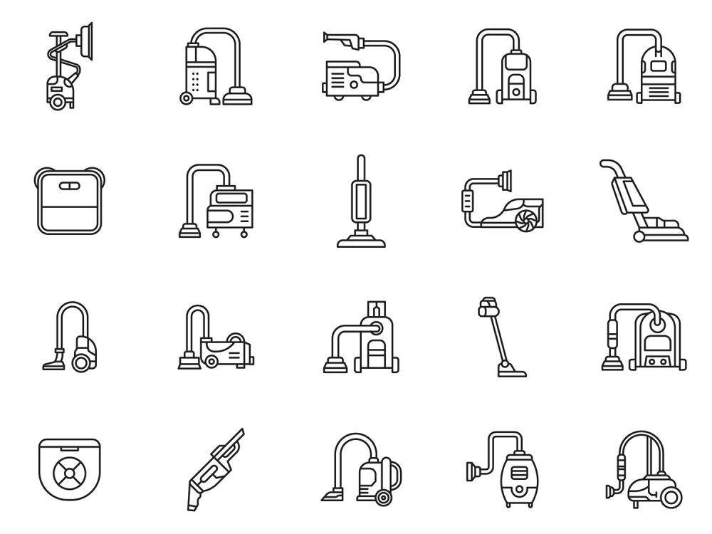 Vacuum Free Vector Icons