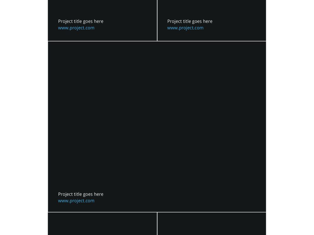 Vertical Resume Template