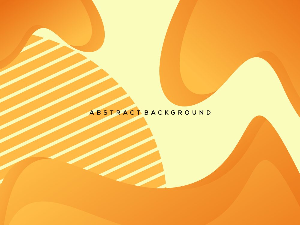 Abstract Liquid Orange Gradient Background