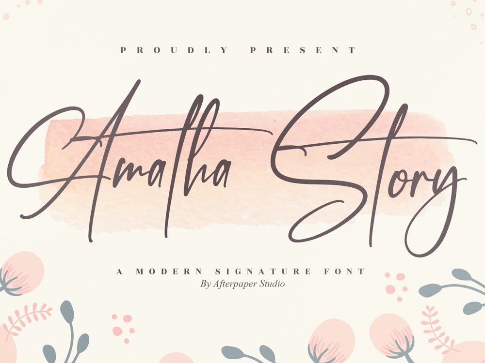 Amatha Story Free Font