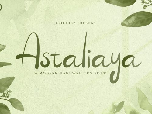 Astaliaya Free Font