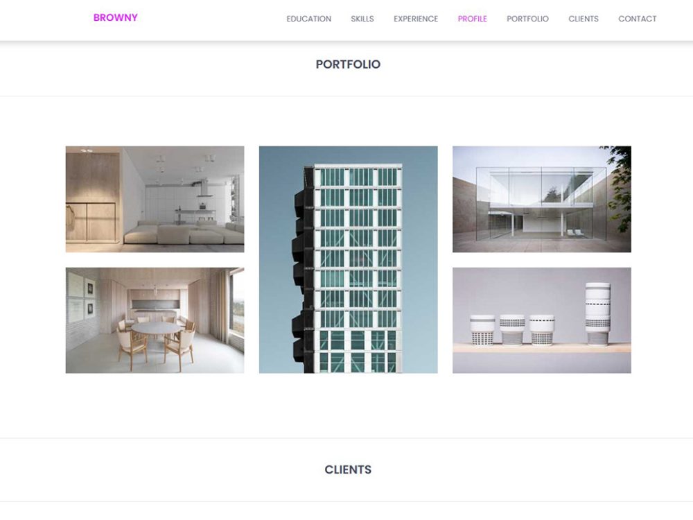 Browny Free CSS Template