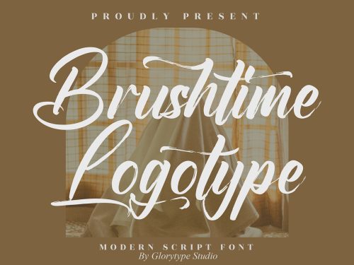 Brushtime Logotype Free Font