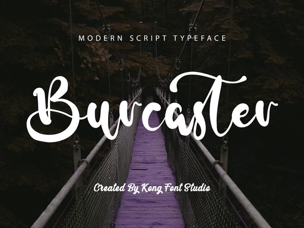 Burcaster Free Font