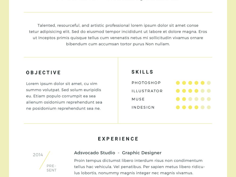 Clean Resume Template