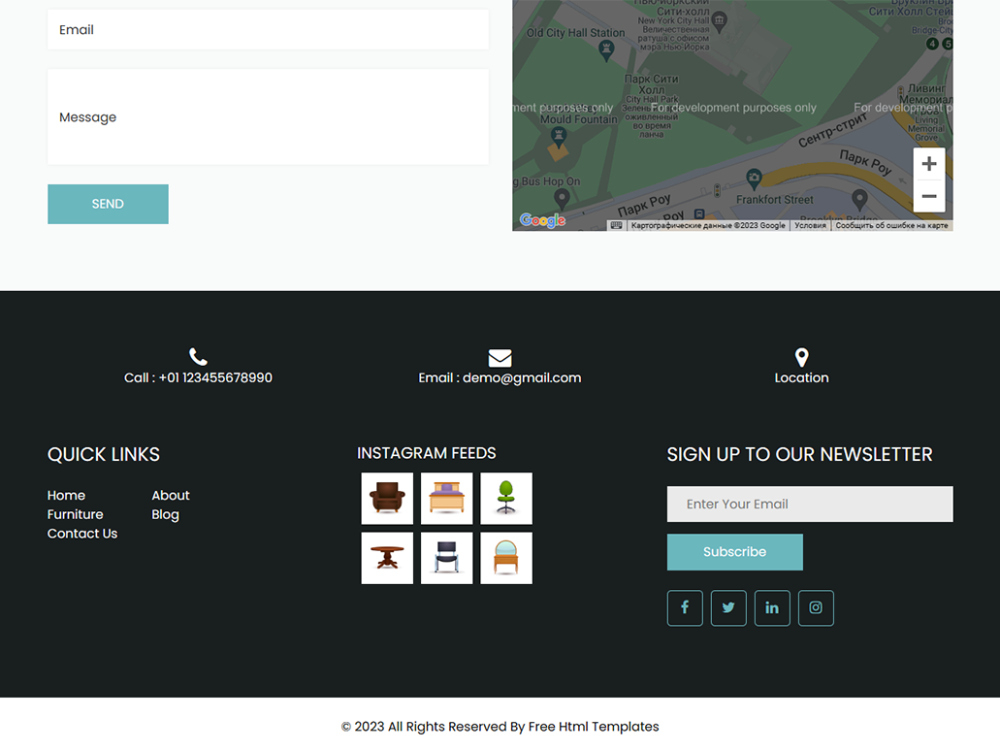 Edgecut CSS Template