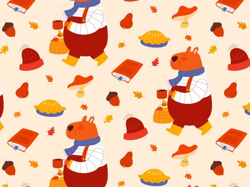 Fall Season Celebration Flat Pattern