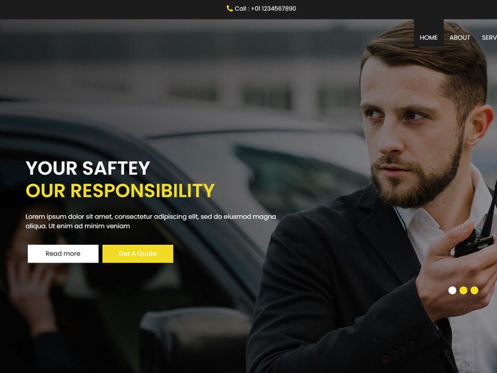 Guarder Free CSS Template