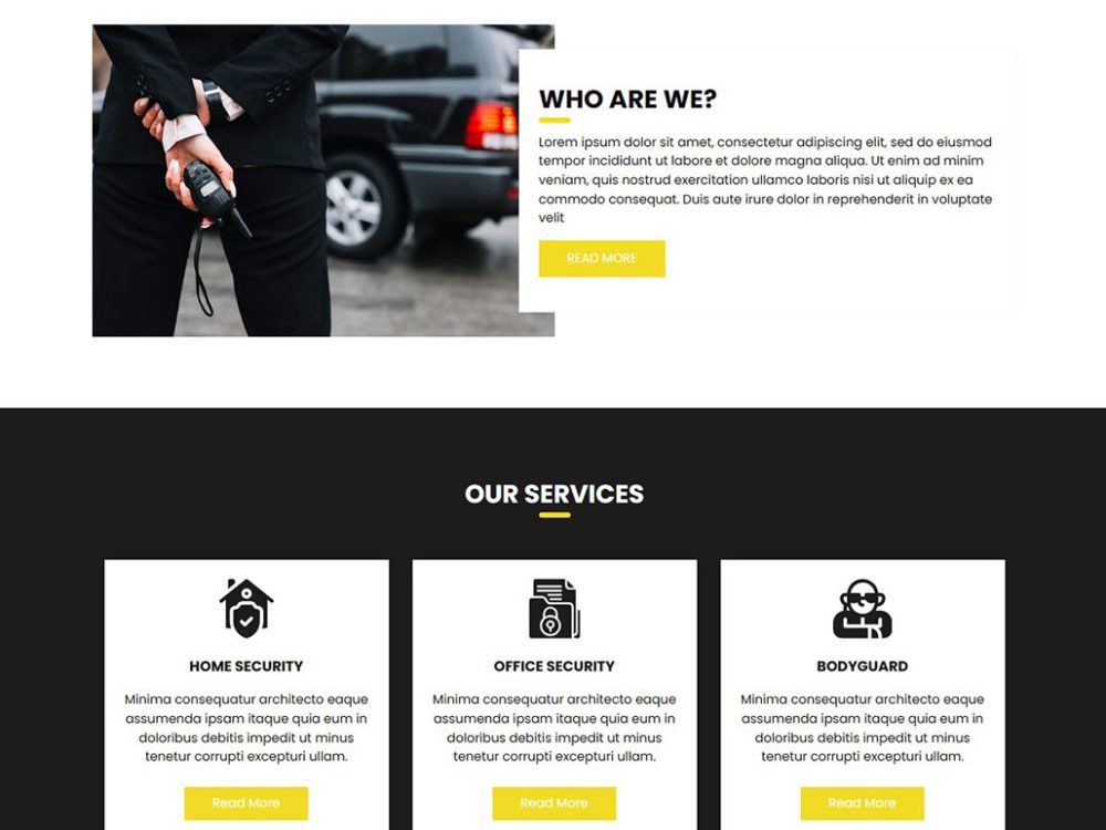 Guarder Free CSS Template