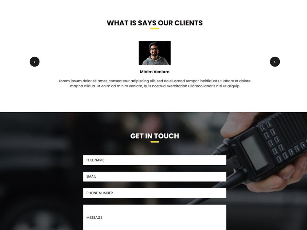 Guarder Free CSS Template