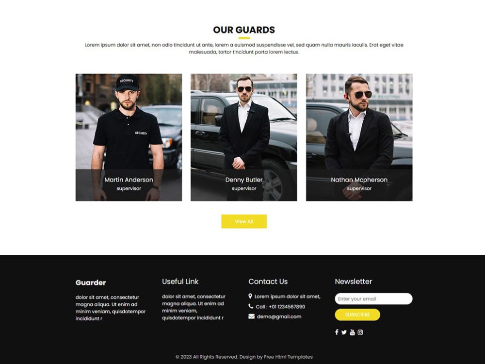 Guarder Free CSS Template