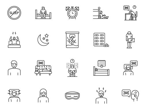 Insomnia Vector Icons