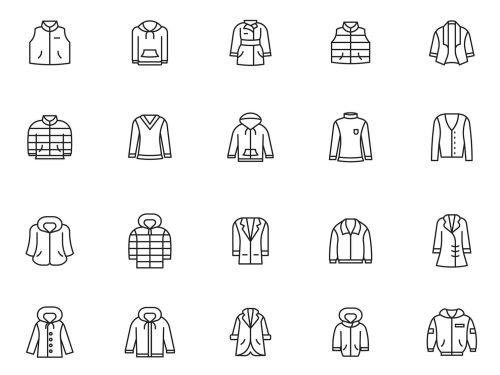 Jacket and Coat Icons