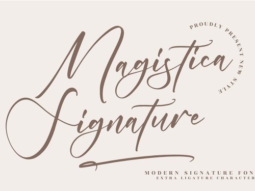 Magistica Signature Free Font