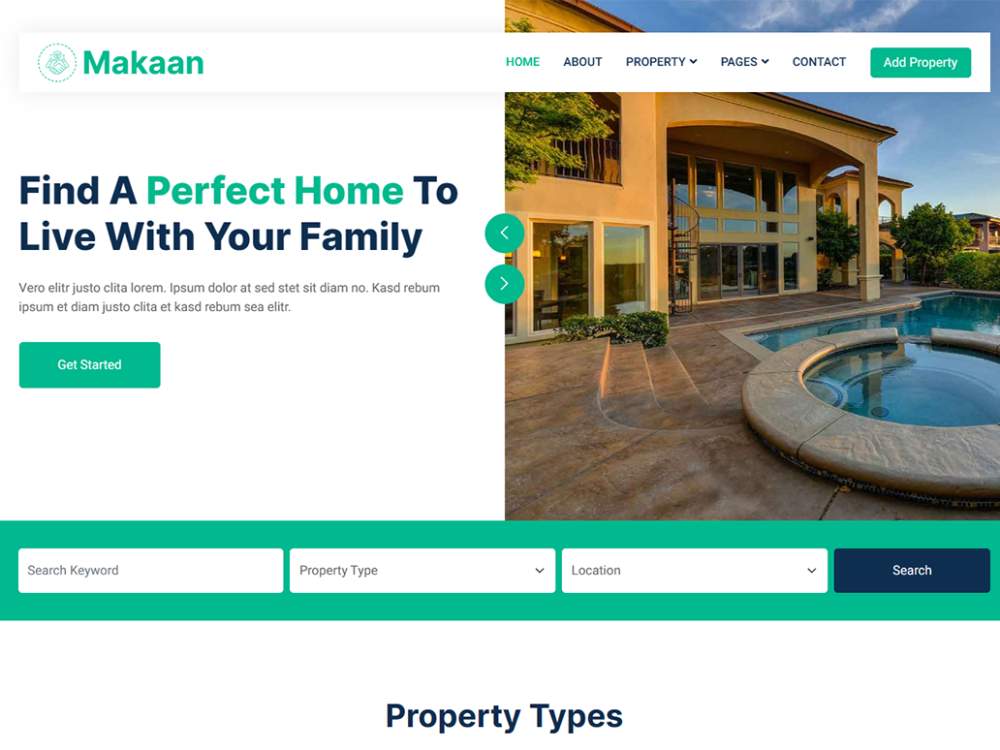 Makaan Free CSS Template