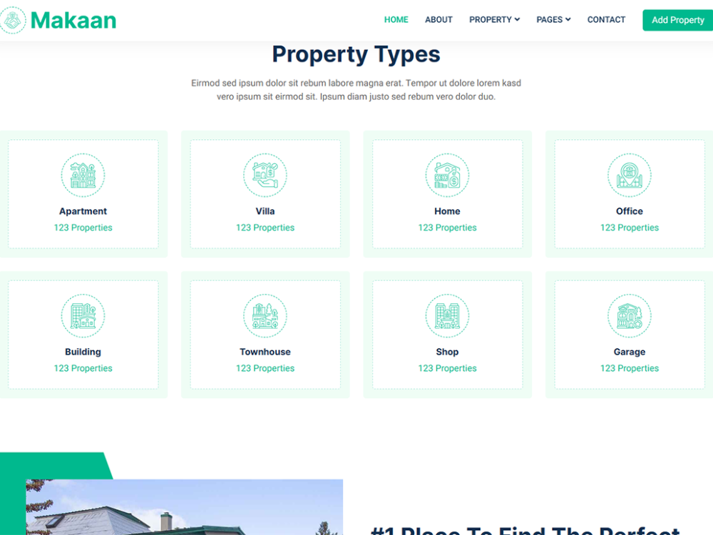 Makaan Free CSS Template