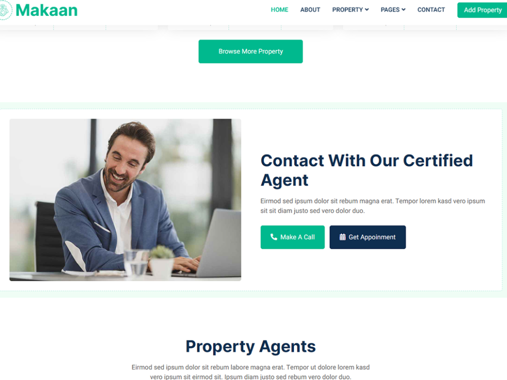 Makaan Free CSS Template